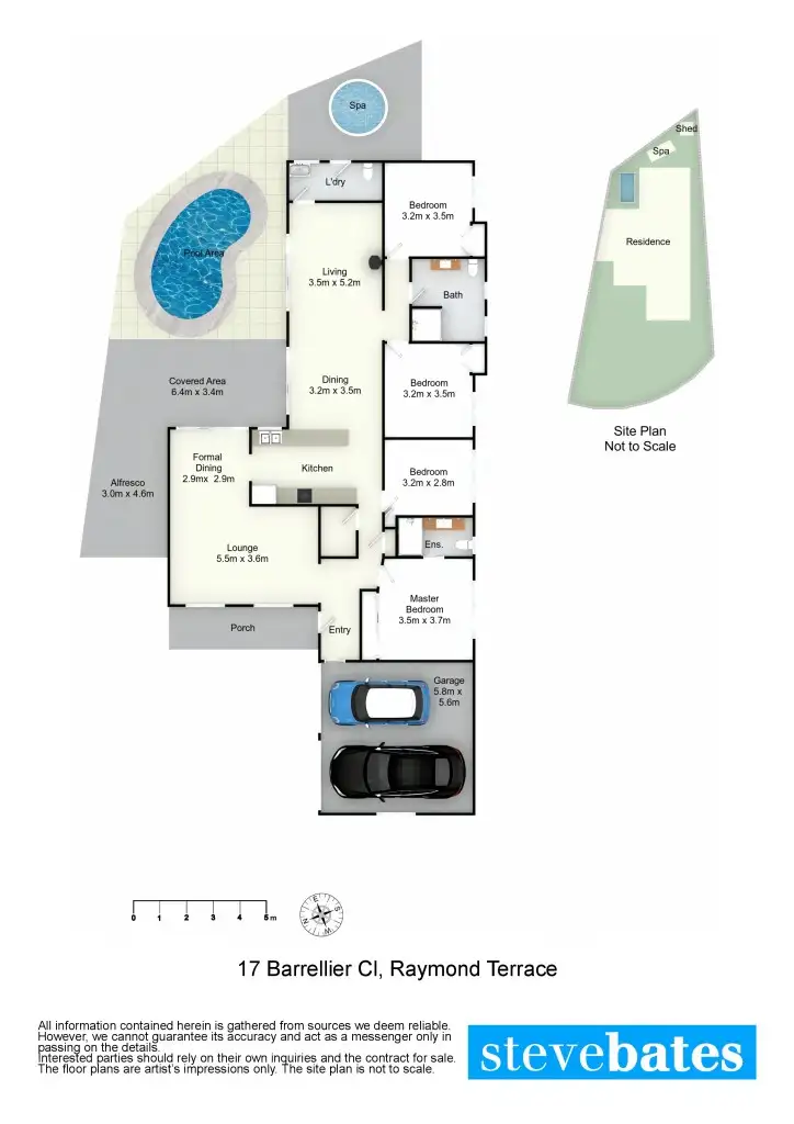 Floorplan of Homely house listing, 17 Barrellier Close, Raymond Terrace NSW 2324