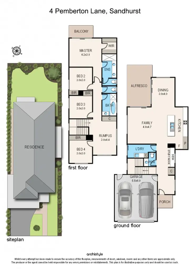 Floorplan of Homely house listing, 4 Pemberton Lane, Sandhurst VIC 3977
