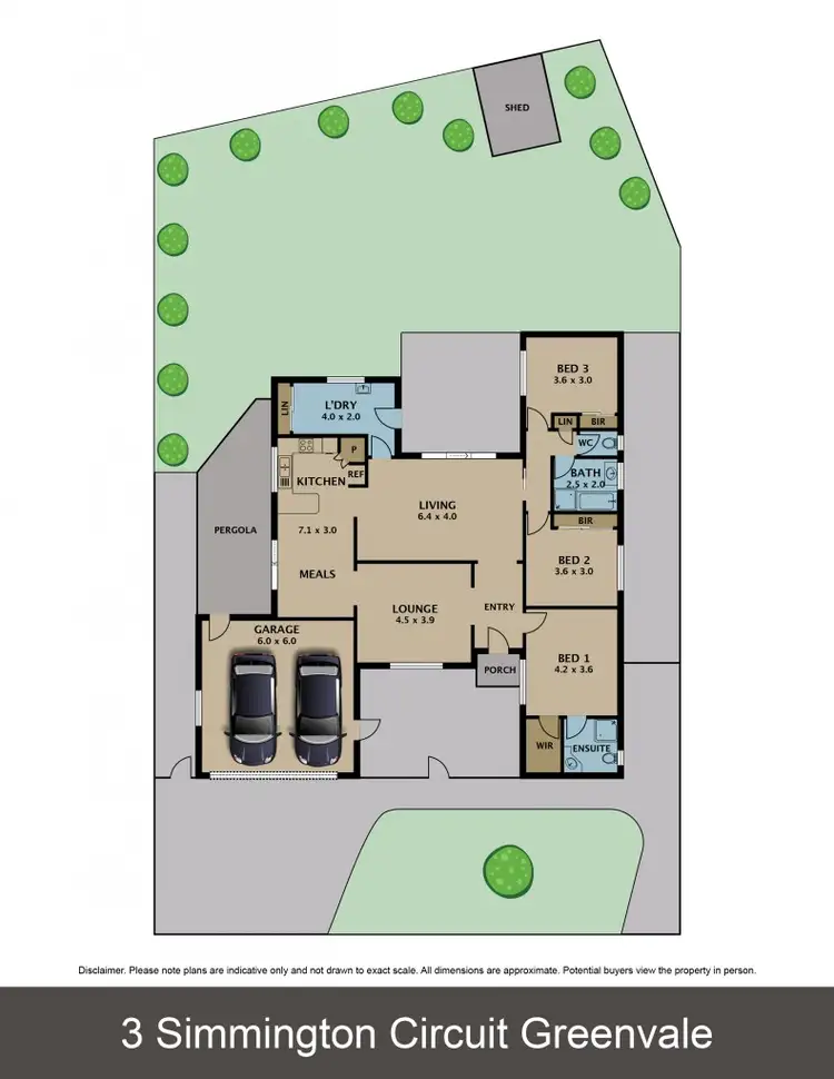 Floorplan of Homely house listing, 3 Simmington Circuit, Greenvale VIC 3059