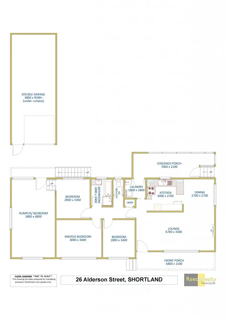 Floorplan of Homely house listing, 26 Alderson Street, Shortland NSW 2307