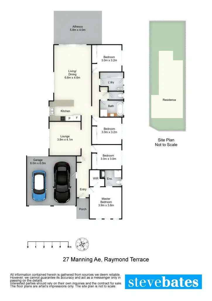 Floorplan of Homely house listing, 27 Manning Avenue, Raymond Terrace NSW 2324