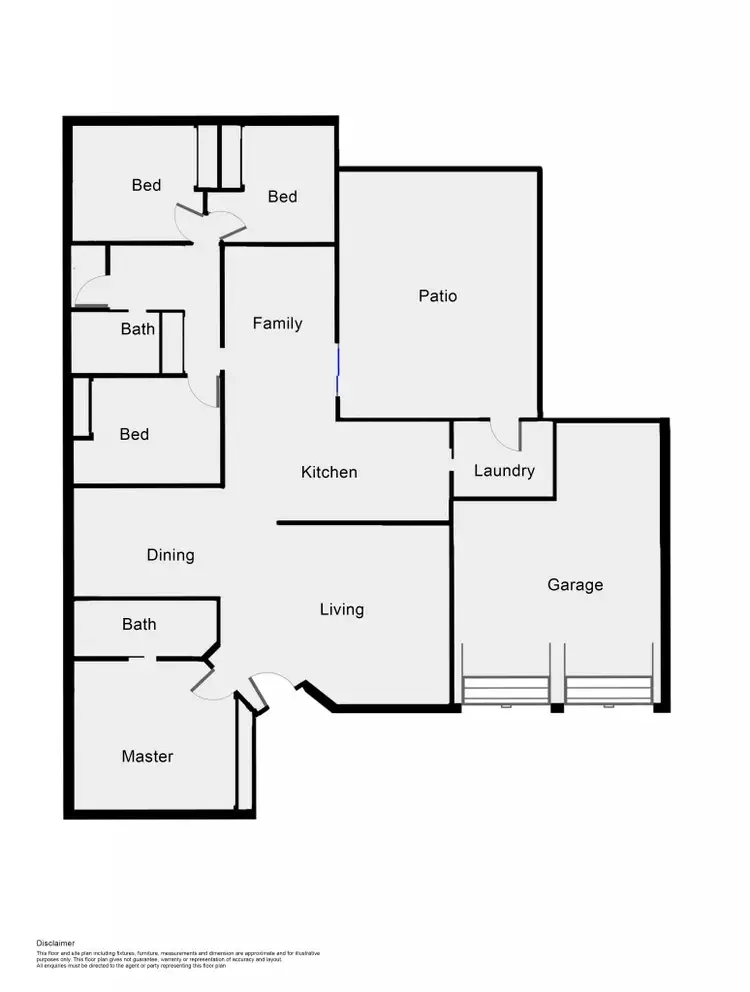 Floorplan of Homely house listing, 16 Nottingham Close, Raymond Terrace NSW 2324