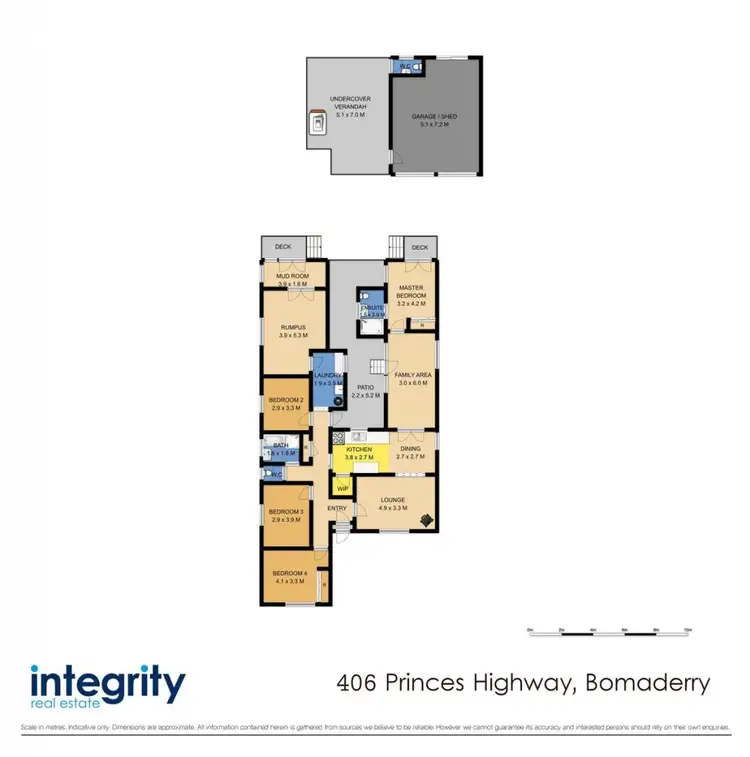 Floorplan of Homely house listing, 406 Princes Highway, Bomaderry NSW 2541