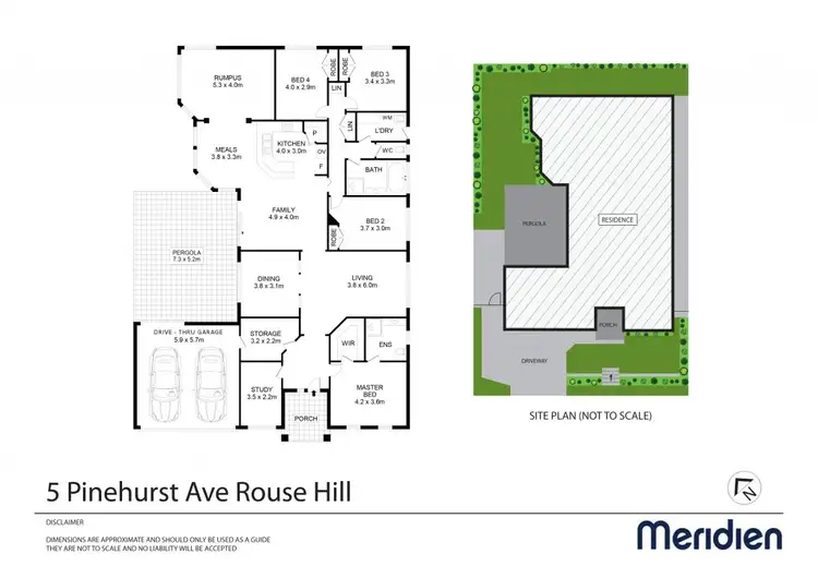 Floorplan of Homely house listing, 5 Pinehurst Ave, Rouse Hill NSW 2155