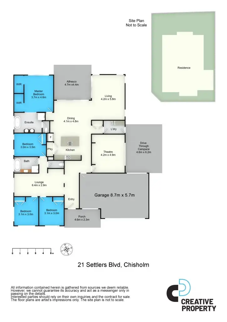 Floorplan of Homely house listing, 21 Settlers Boulevard, Chisholm NSW 2322