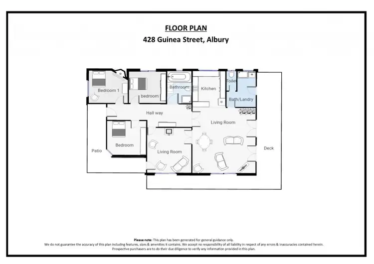 Floorplan of Homely house listing, 428 Guinea Street, Albury NSW 2640