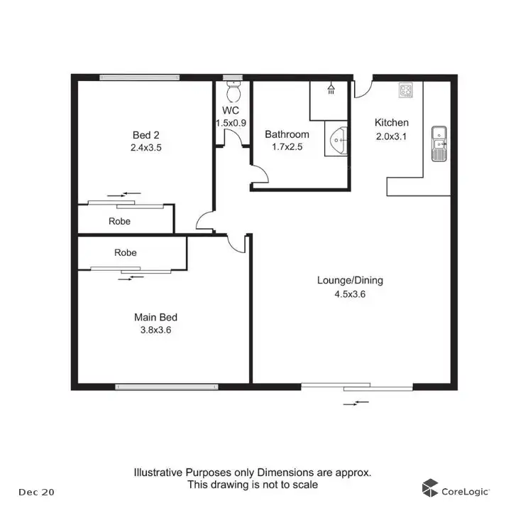 Floorplan of Homely unit listing, 15, LOT 203, 50 Alfred Street, Manunda QLD 4870