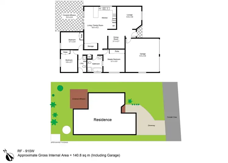 Floorplan of Homely house listing, 9 Conder Crescent, Metford NSW 2323