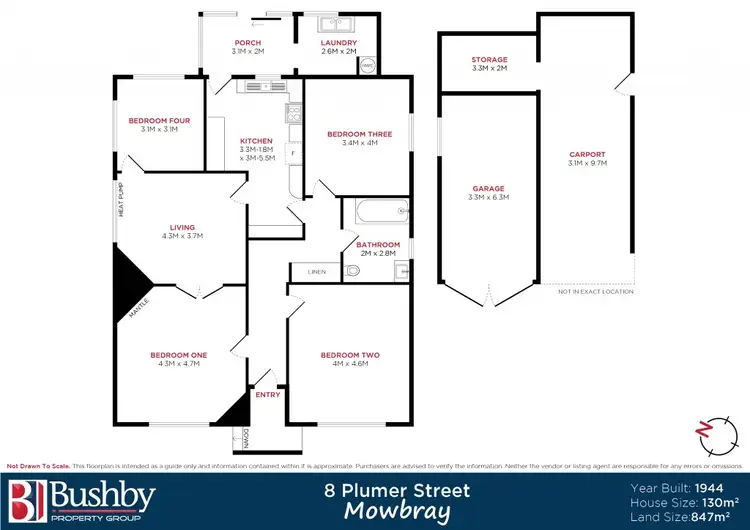 Floorplan of Homely house listing, 8 Plumer Street, Mowbray TAS 7248