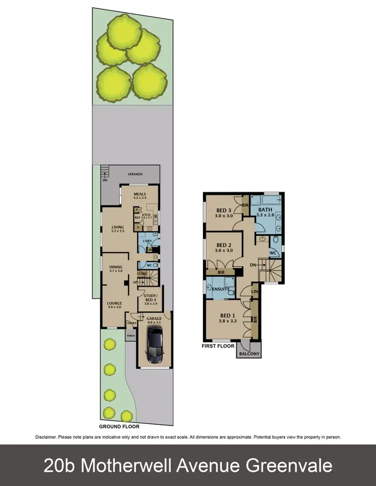 Floorplan of Homely house listing, 20B Motherwell Avenue, Greenvale VIC 3059