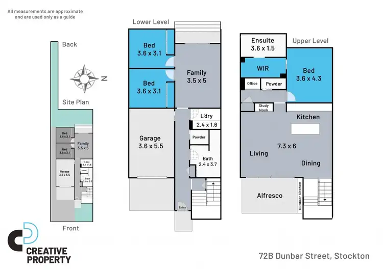 Floorplan of Homely house listing, B/72 Dunbar Street, Stockton NSW 2295