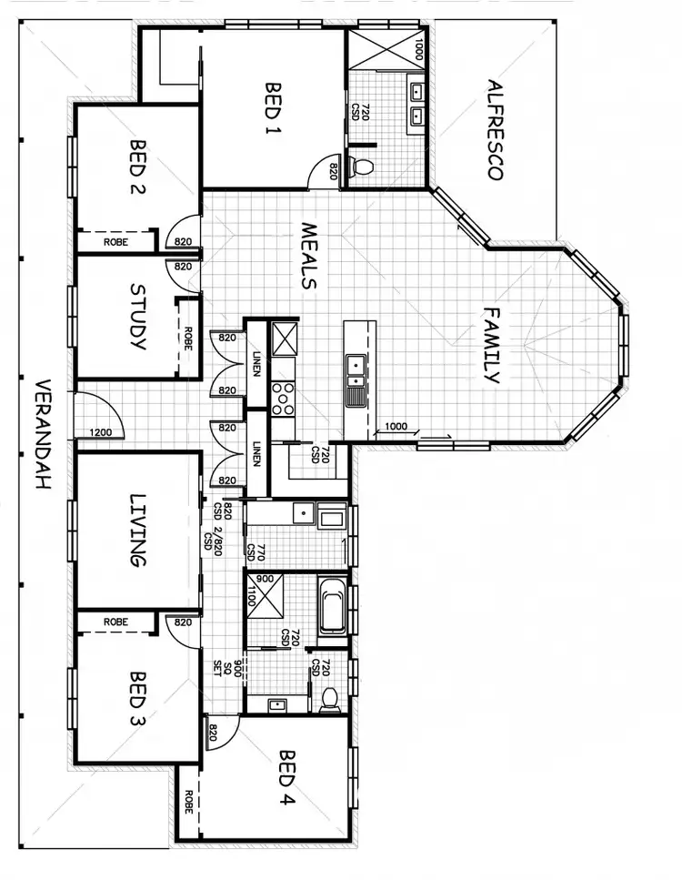 Floorplan of Homely rural property listing, 202 Black Lead Lane, Gulgong NSW 2852