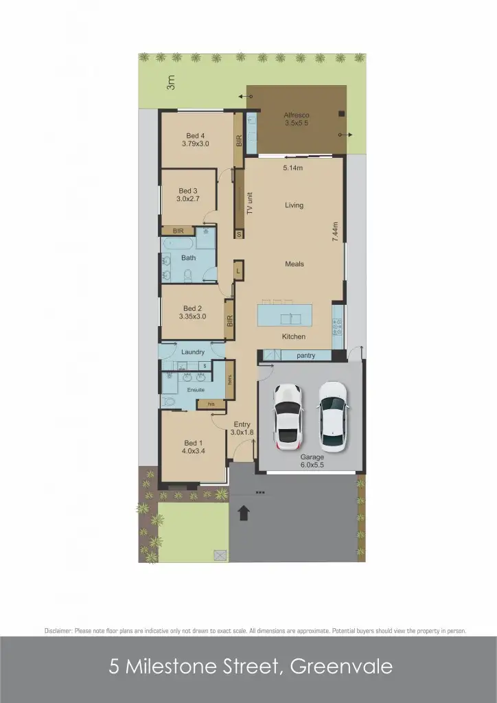 Floorplan of Homely house listing, 5 Milestone Street, Greenvale VIC 3059