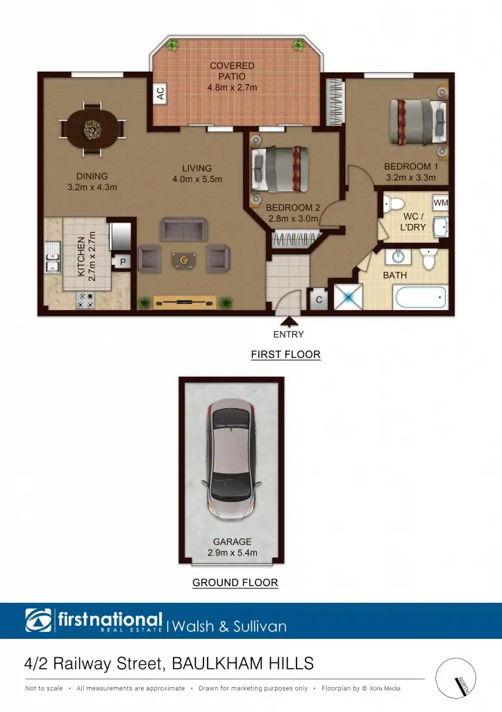 Floorplan of Homely apartment listing, 4/2-4 Railway Street, Baulkham Hills NSW 2153