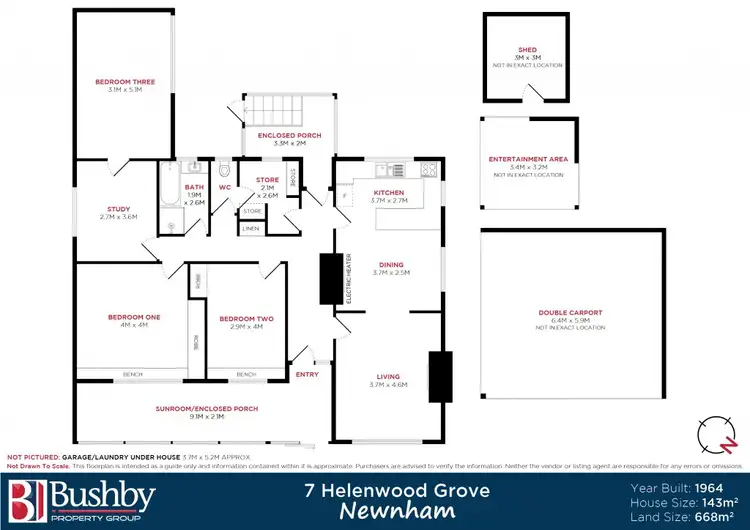 Floorplan of Homely house listing, 7 Helenwood Grove, Newnham TAS 7248