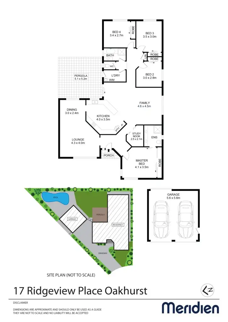 Floorplan of Homely house listing, 17 Ridgeview Place, Oakhurst NSW 2761