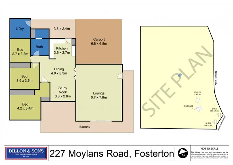 Floorplan of Homely rural property listing, 227 Moylans Road, Dungog NSW 2420