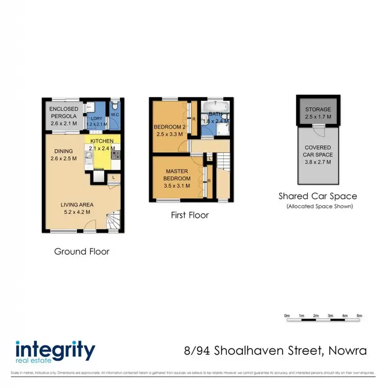 Floorplan of Homely townhouse listing, 8/94 Shoalhaven Street, Nowra NSW 2541
