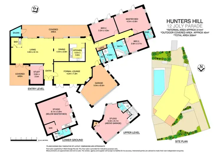 Floorplan of Homely house listing, 12 Joly Parade, Hunters Hill NSW 2110