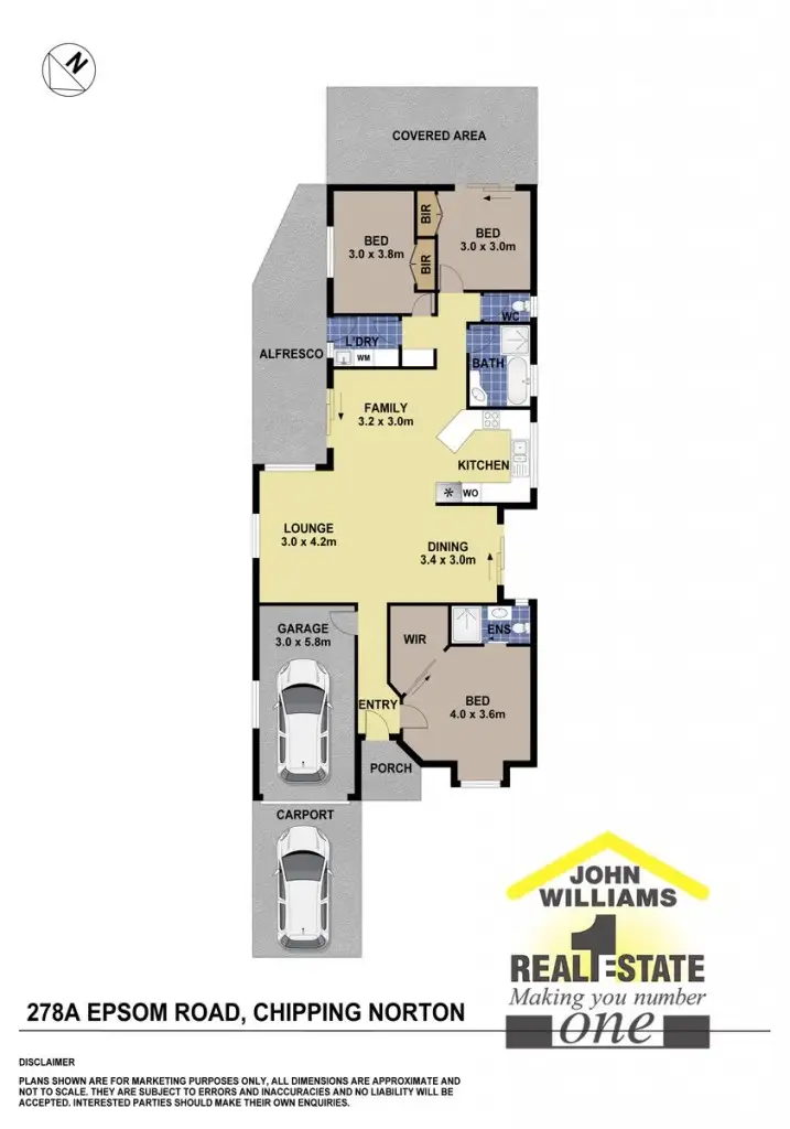 Floorplan of Homely house listing, 278A Epsom Road, Chipping Norton NSW 2170