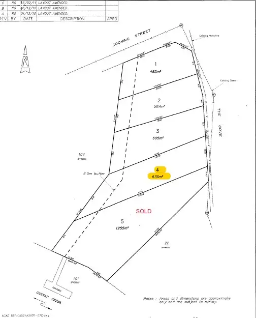 Floorplan of Homely land listing, 24 The Cove, Nelly Bay QLD 4819