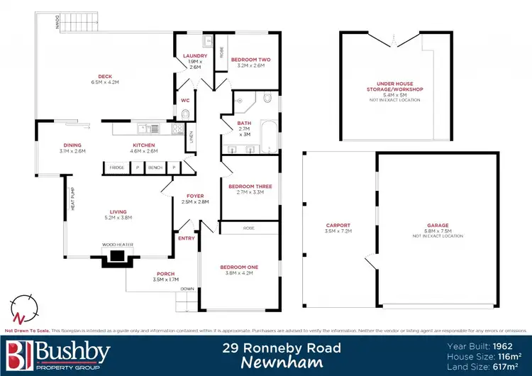 Floorplan of Homely house listing, 29 Ronneby Road, Newnham TAS 7248
