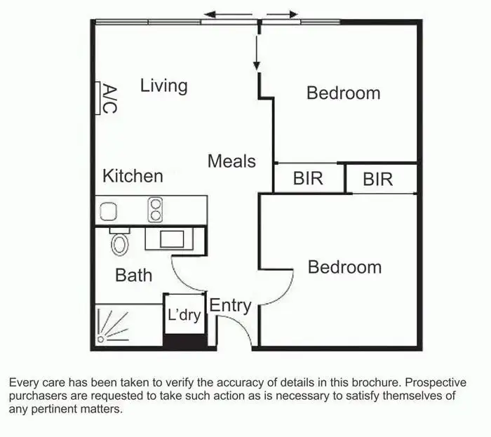 Floorplan of Homely apartment listing, 1304/31 Abeckett Street, Melbourne VIC 3000