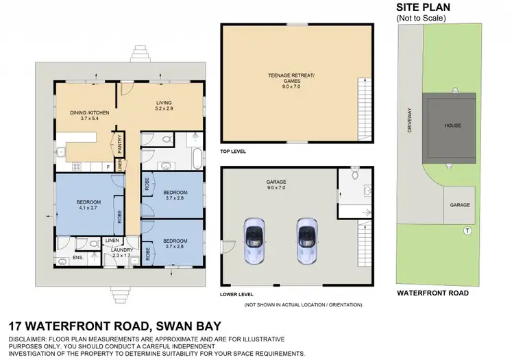Floorplan of Homely house listing, 17 Waterfront Road, Swan Bay NSW 2324