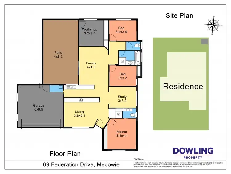 Floorplan of Homely house listing, 69 FEDERATION DRIVE, Medowie NSW 2318