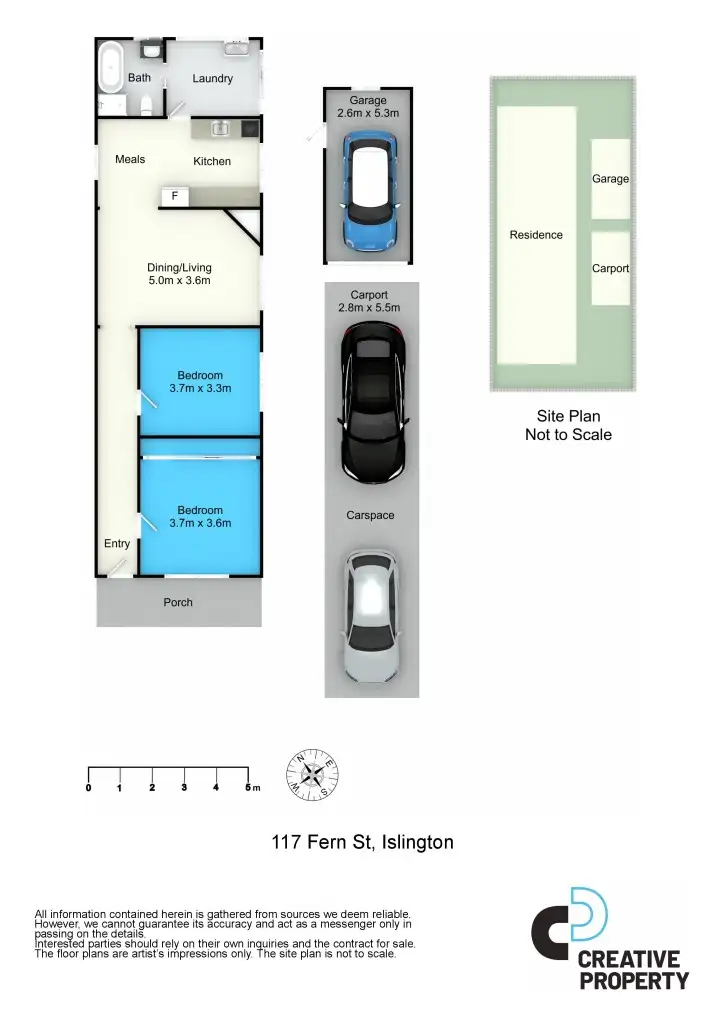 Floorplan of Homely house listing, 117 Fern Street, Islington NSW 2296