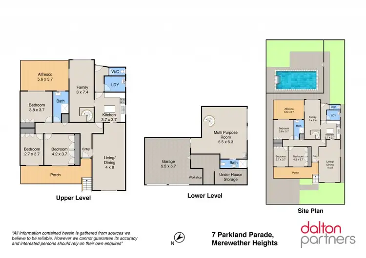Floorplan of Homely house listing, 7 Parkland Parade, Merewether Heights NSW 2291