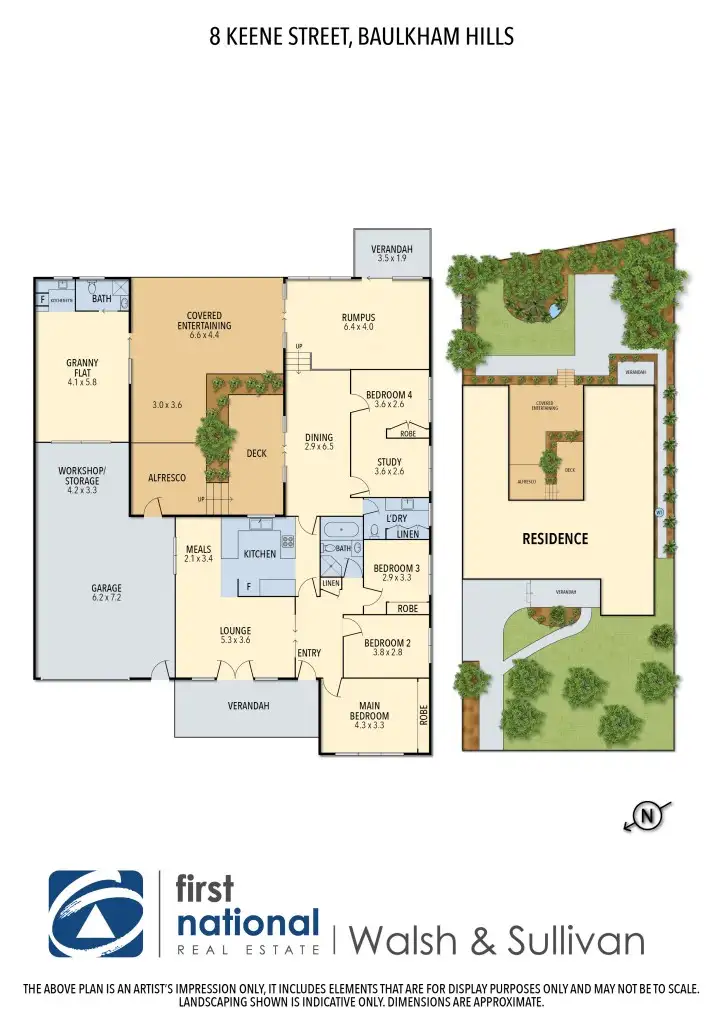 Floorplan of Homely house listing, 8 Keene Street, Baulkham Hills NSW 2153