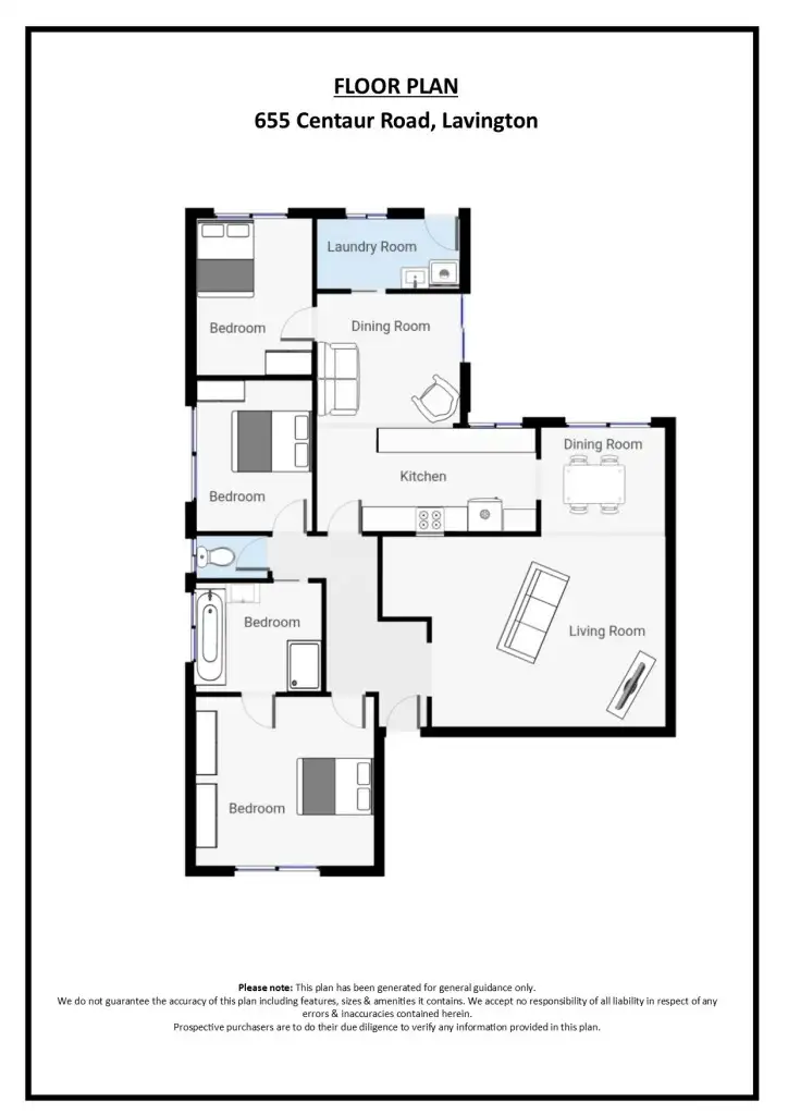 Floorplan of Homely house listing, 655 Centaur Road, Lavington NSW 2641