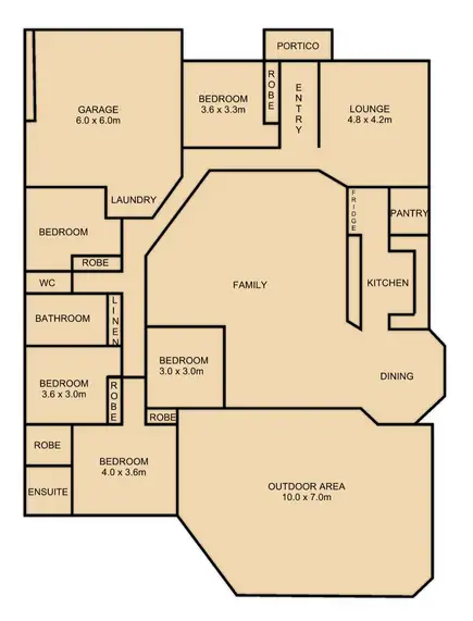 Floorplan of Homely house listing, Address available on request