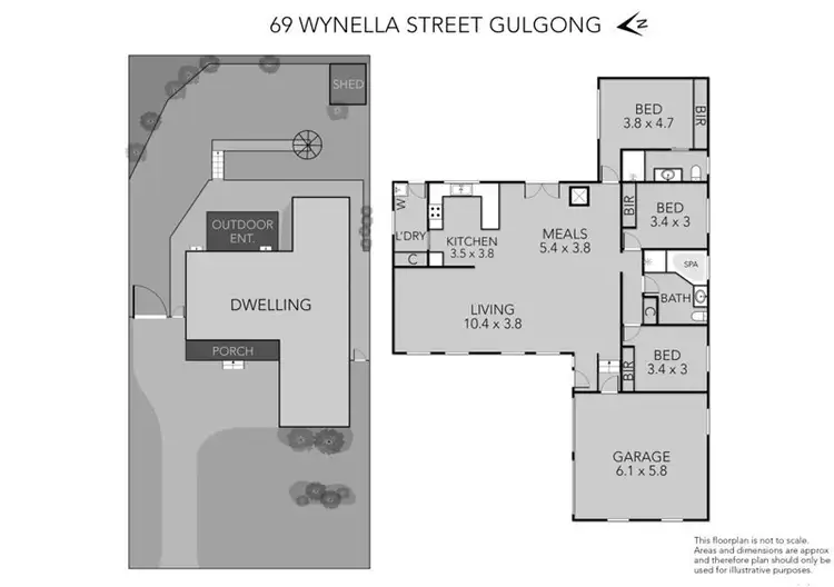 Floorplan of Homely house listing, 69 Wynella Street, Gulgong NSW 2852