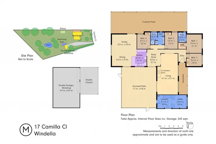 Floorplan of Homely house listing, 17 CAMILLA CL, Windella NSW 2320