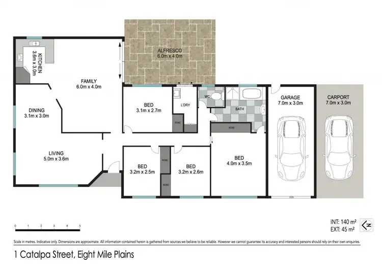 Floorplan of Homely house listing, 1 Catalpa Street, Eight Mile Plains QLD 4113
