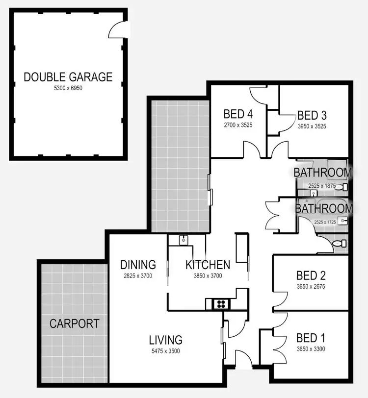 Floorplan of Homely house listing, 22 Franklin Street, Wangaratta VIC 3677