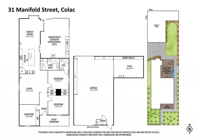 Floorplan of Homely house listing, 31 Manifold Street, Colac VIC 3250
