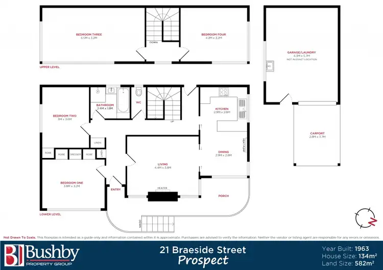 Floorplan of Homely house listing, 21 Braeside Street, Prospect TAS 7250