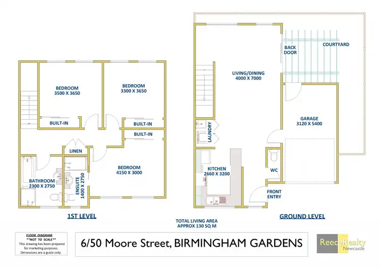 Floorplan of Homely house listing, 6/50 Moore Street, Birmingham Gardens NSW 2287