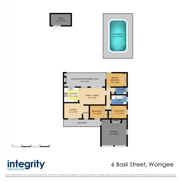 Floorplan of Homely house listing, 4 Basil Street, Worrigee NSW 2540