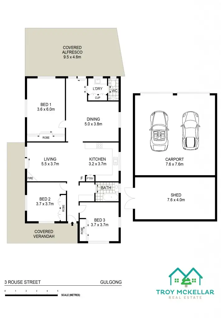 Floorplan of Homely house listing, 3 Rouse Street, Gulgong NSW 2852