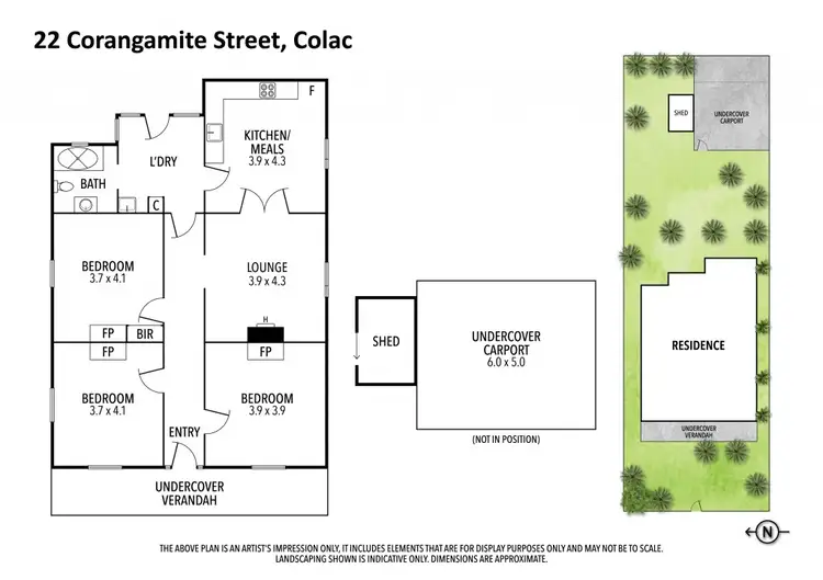 Floorplan of Homely house listing, 22 Corangamite Street, Colac VIC 3250