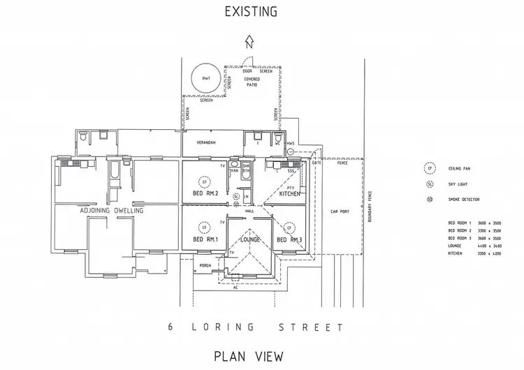 Floorplan of Homely house listing, 6 LORING STREET, Whyalla Stuart SA 5608