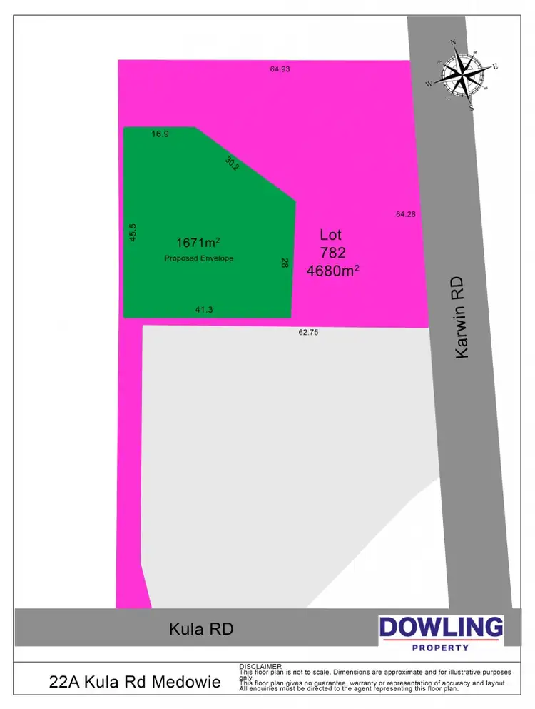 Floorplan of Homely land listing, 22a KULA ROAD, Medowie NSW 2318