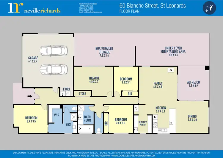 Floorplan of Homely house listing, 60 Blanche Street, St Leonards VIC 3223