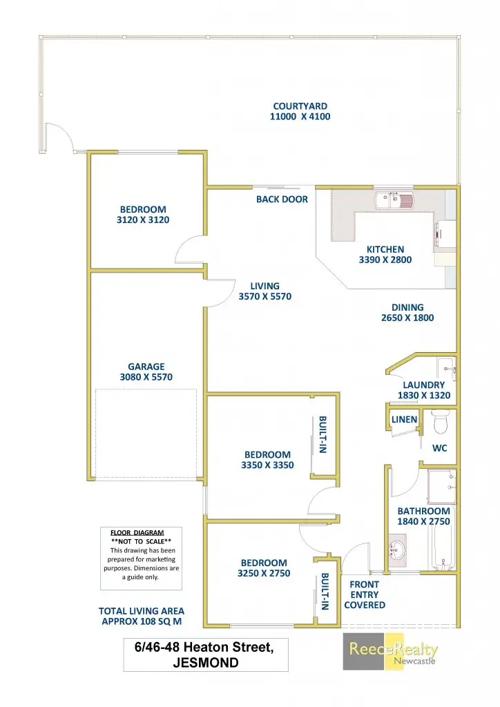Floorplan of Homely house listing, 6/46-48 Heaton Street, Jesmond NSW 2299