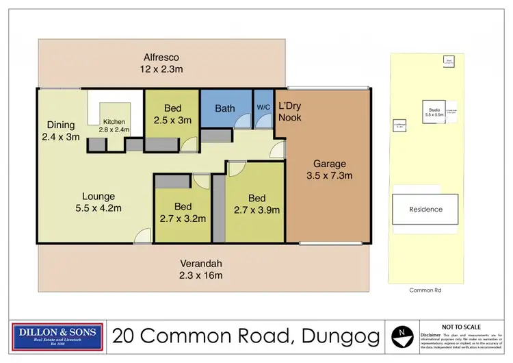 Floorplan of Homely house listing, 20 Common Road, Dungog NSW 2420