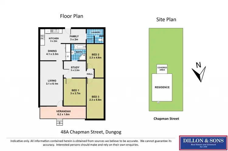Floorplan of Homely house listing, 48 Chapman Street, Dungog NSW 2420
